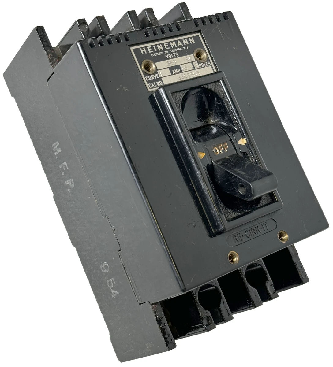 3:40 3 Pole 40 Amp Heinemann Circuit Breaker | Surplus Sales of Nebraska