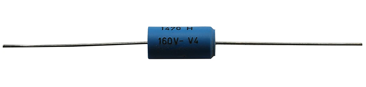 1470 pF 160v 2% Non−Polarized Plastic Capacitor