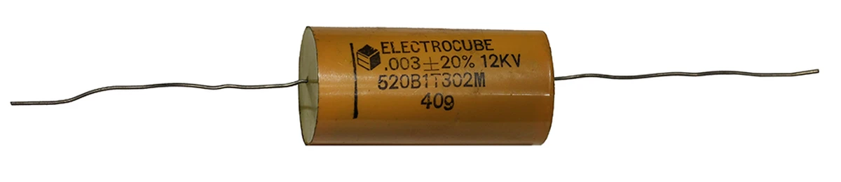 0.003 µF 12kv 20% Non−Polarized Plastic Capacitor