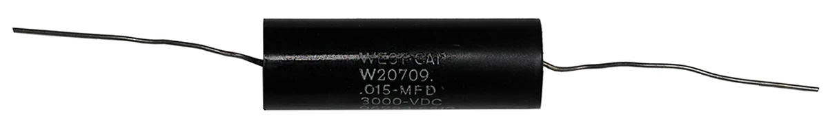 0.015 µF 3000v Non−Polarized Plastic Capacitor