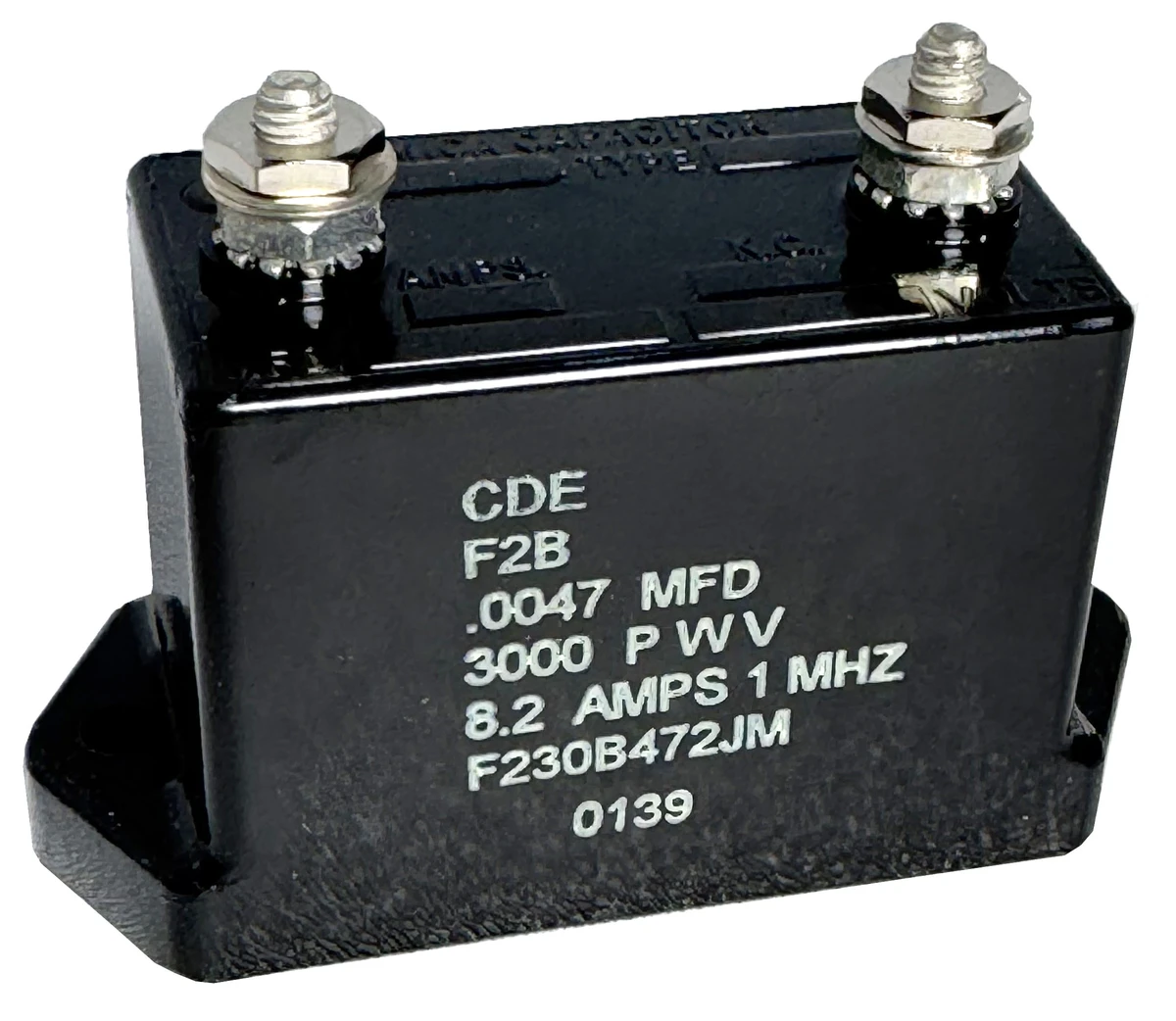 0047 .0047 MFD @ 3000 PWV CDE Type F2B Mica Capacitor | Surplus Sales of ...