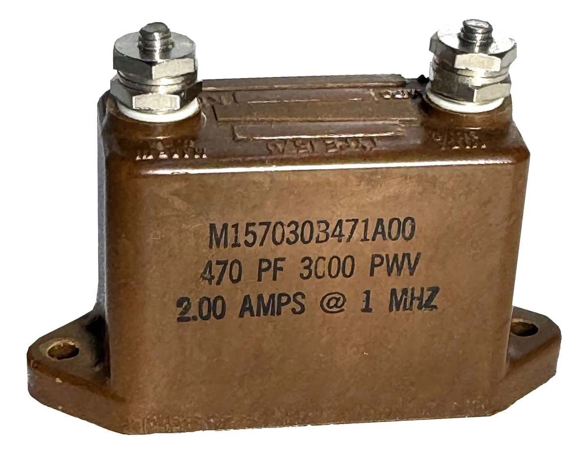 470 pF @ 3000 PWV Type F1 Mica Capacitor | Surplus Sales of Nebraska