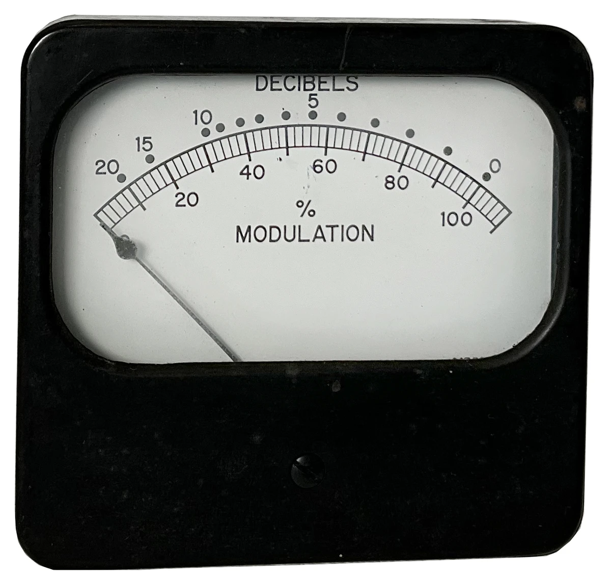 Modulator Meter 20-0 Decibels / 0-100% Modulation Multimeter | Surplus Sales of Nebraska