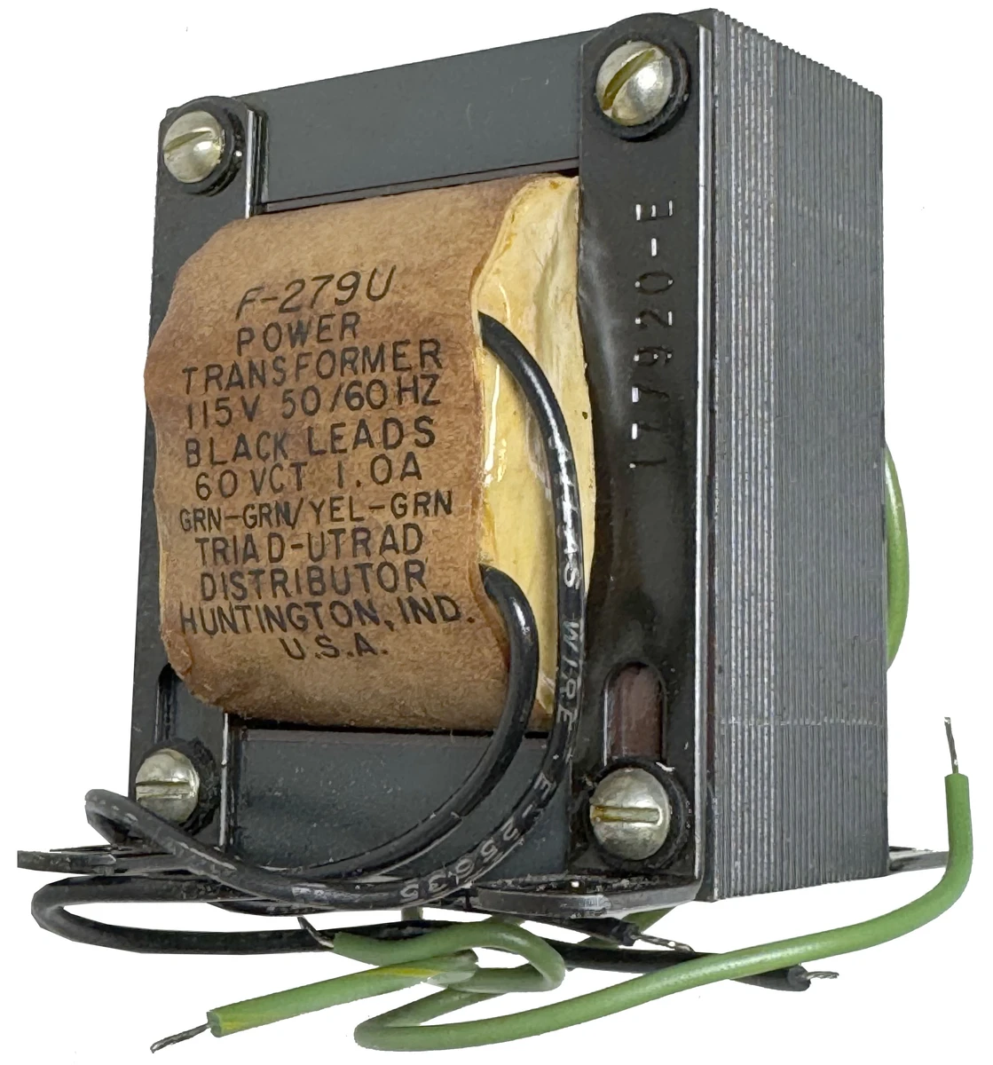 Triad R19a Transformer 60 VCT @ 1 Amp Triad Power Transformer | Surplus Sales of Nebraska