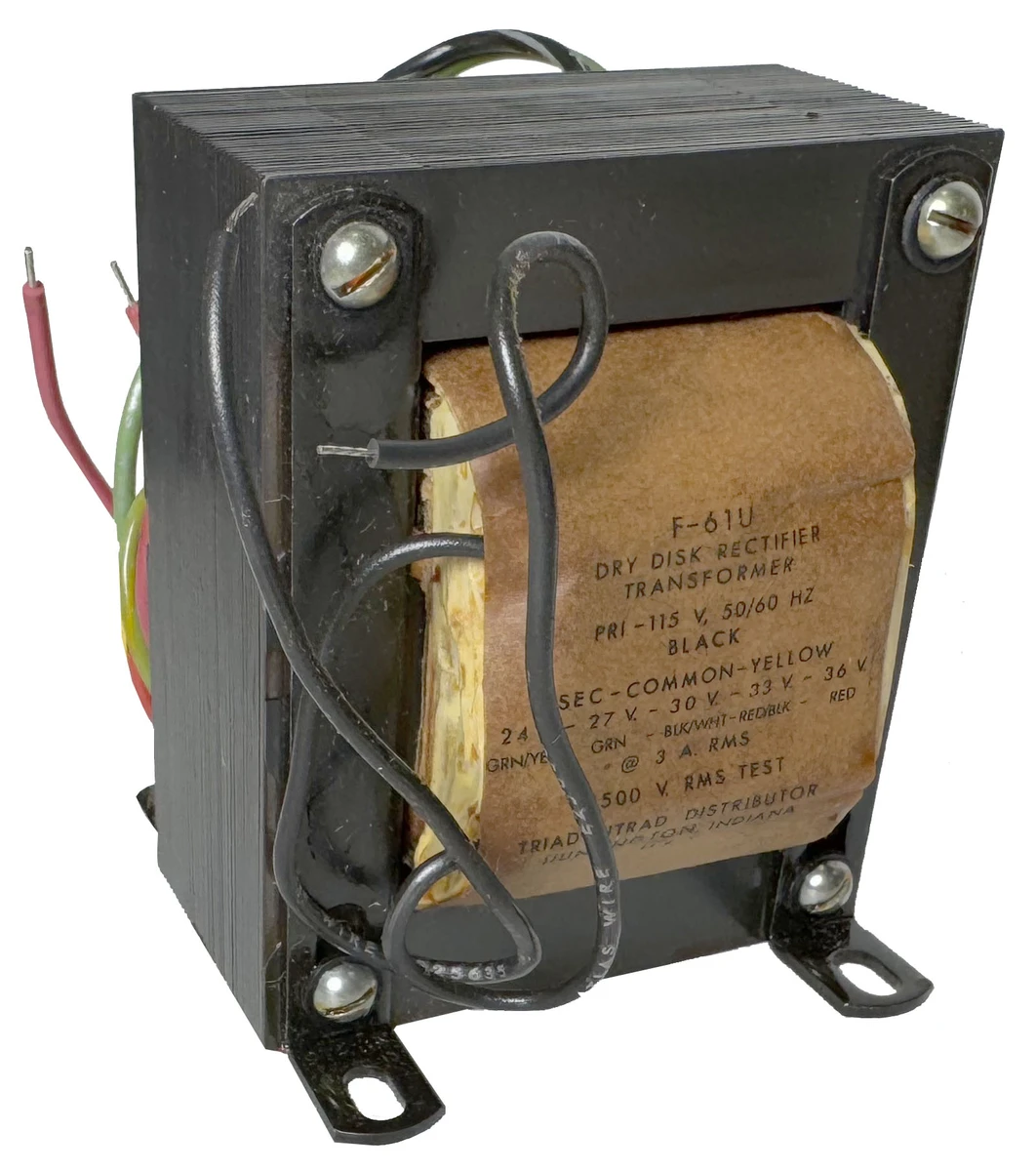 Triad R19a Transformer Triad Dry Disk Rectifier Transformer | Surplus Sales of Nebraska