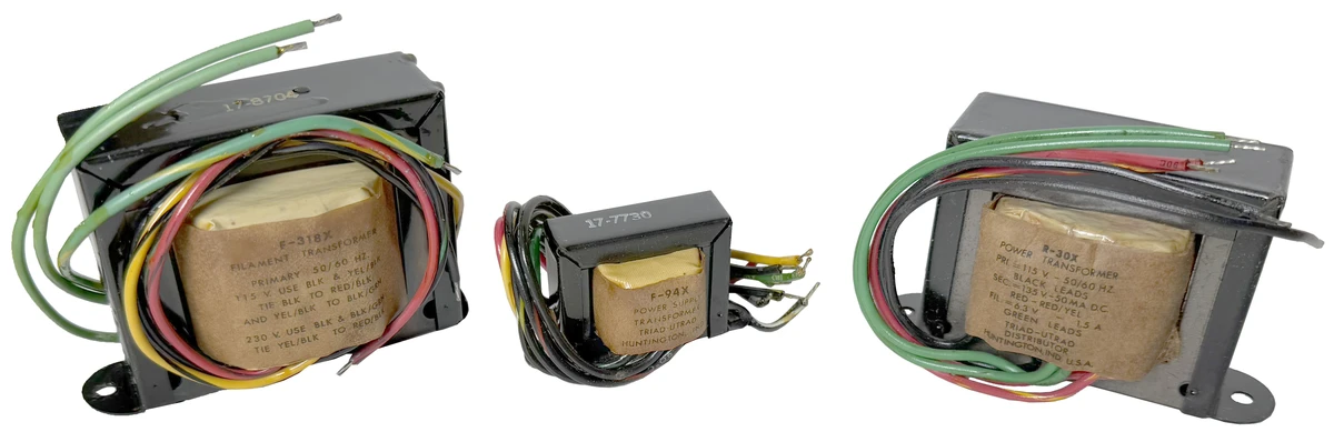 Triad R19a Transformer Assortment of 3 Triad Filament Transformers | Surplus Sales of Nebraska