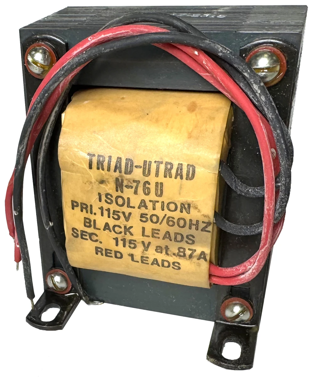 Triad R19a Transformer 115 @ .87A Triad Isolation Transformer | Surplus Sales of Nebraska