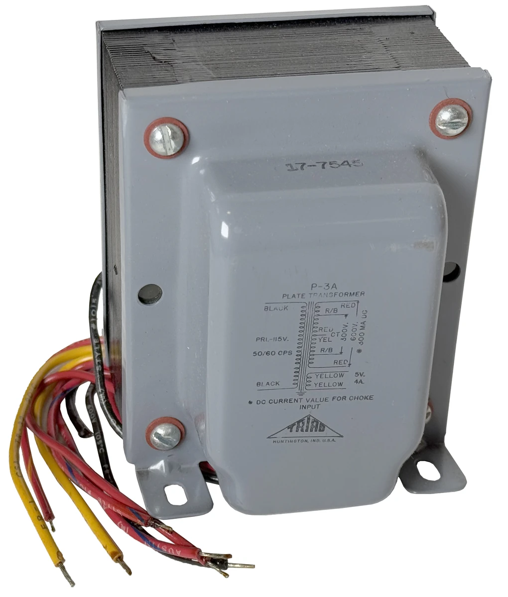 Triad R19a Transformer 115V @ 50/60Hz Triad Plate and Filament Transformer | Surplus Sales of ...