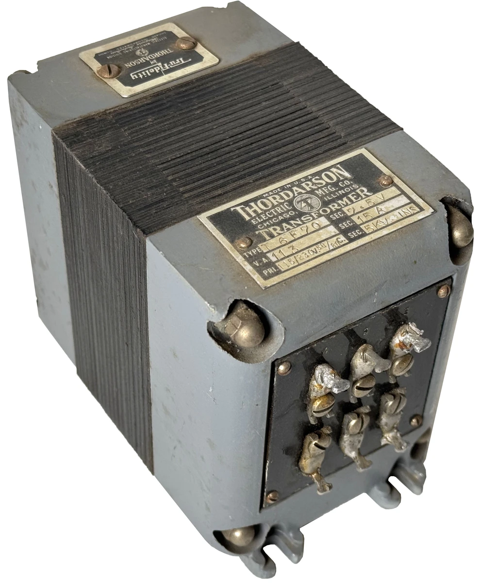 7.5 VCT @ 15 Amp Thordarson Filament Transformer | Surplus Sales