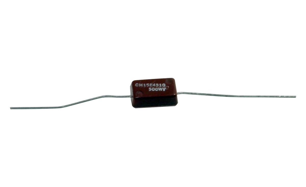 axial molded silver mica capacitor