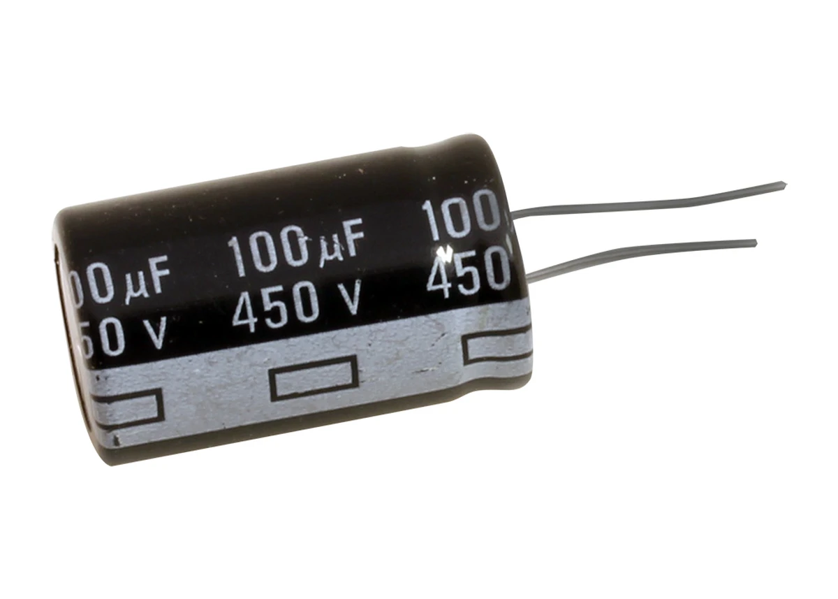 100 µF 450v Electrolytic Capacitor