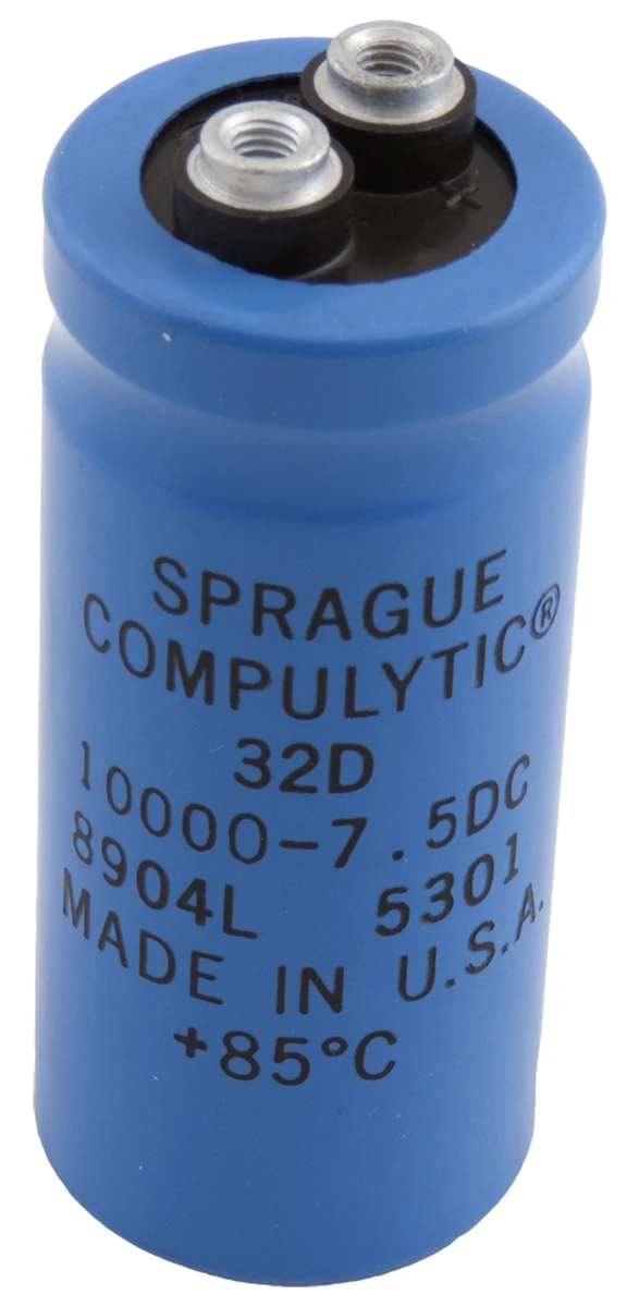 Electrolytic 10,000 µF 7.5v DC Capacitor