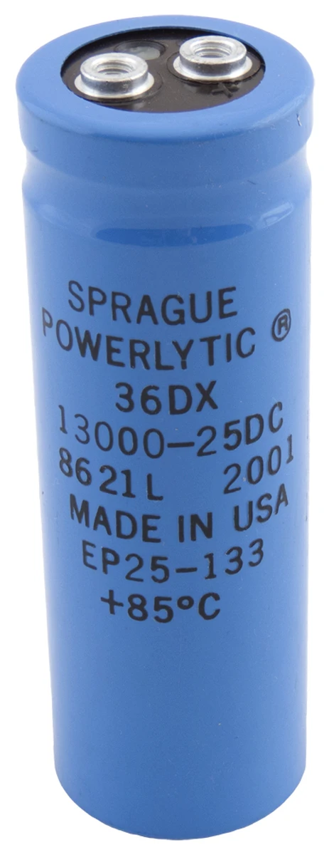 sprague can, 36dx133g025ac2a