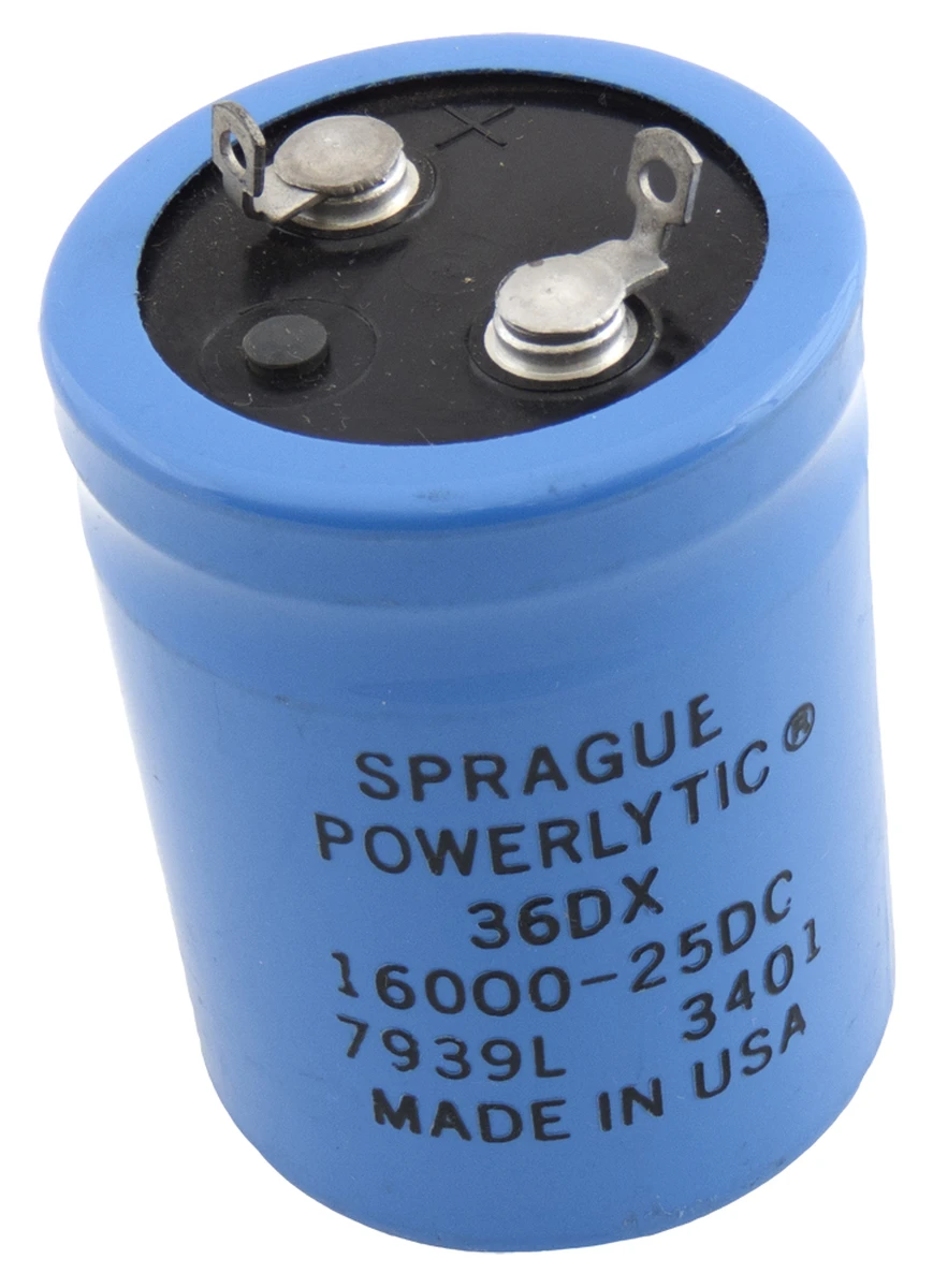 Electrolytic 16,000 µF 25v DC Capacitor