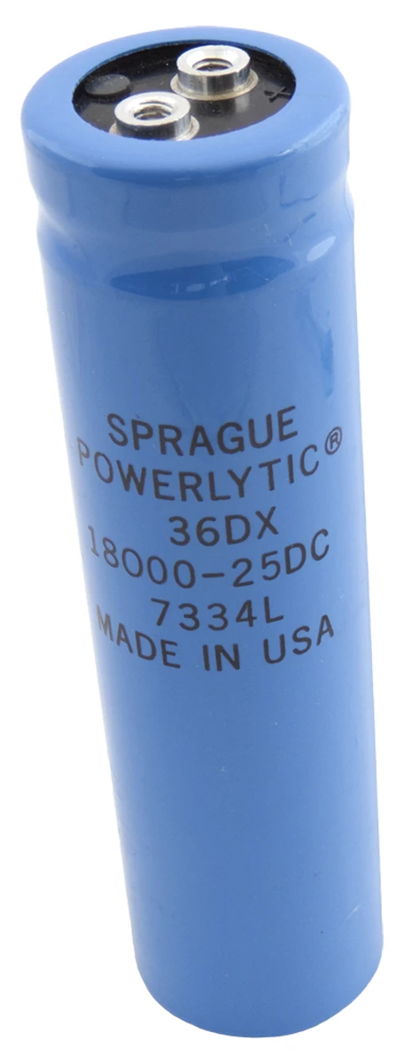 Electrolytic 18,000 µF 25v DC Capacitor