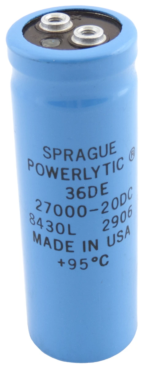 Electrolytic 27,000 µF 20v Capacitor