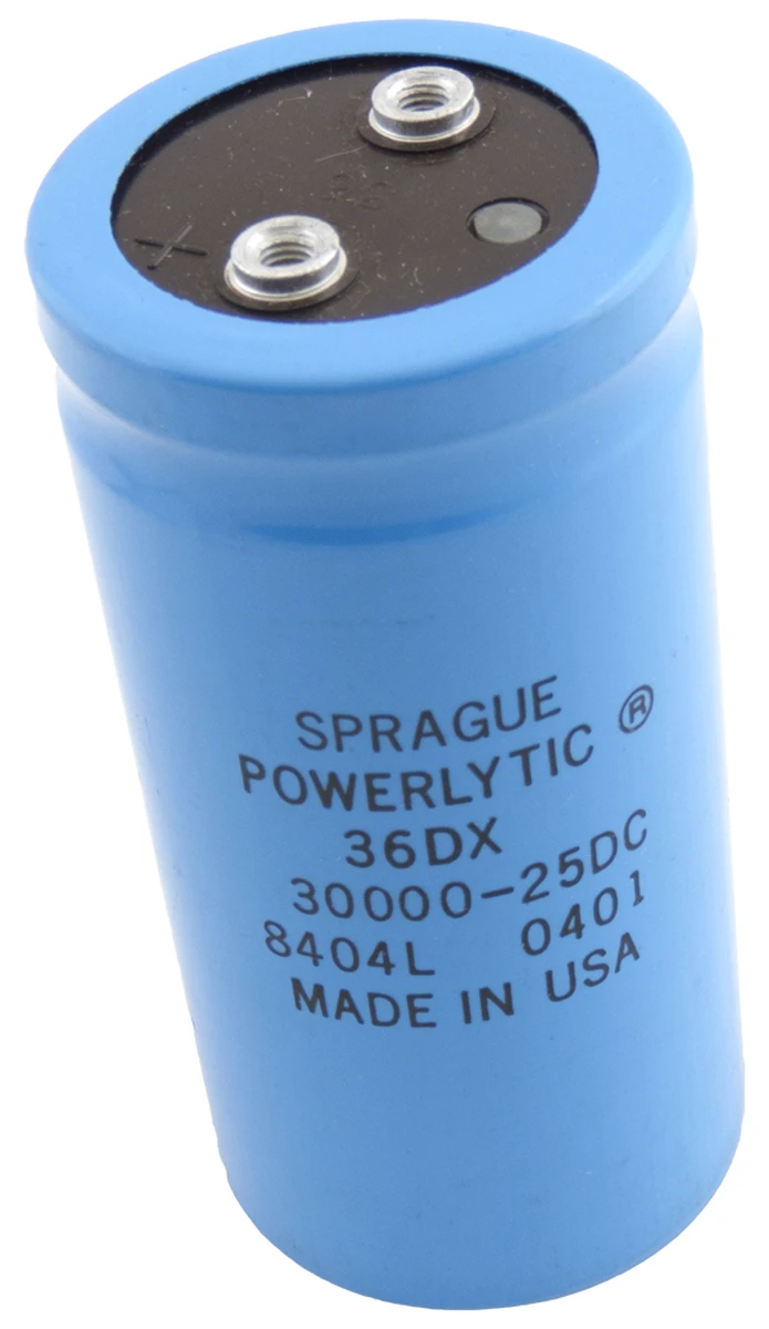 Electrolytic 30,000 µF 25vDC Capacitor