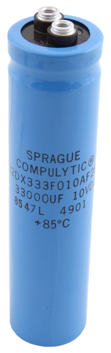 Electrolytic 33,000 µF 10v DC Capacitor