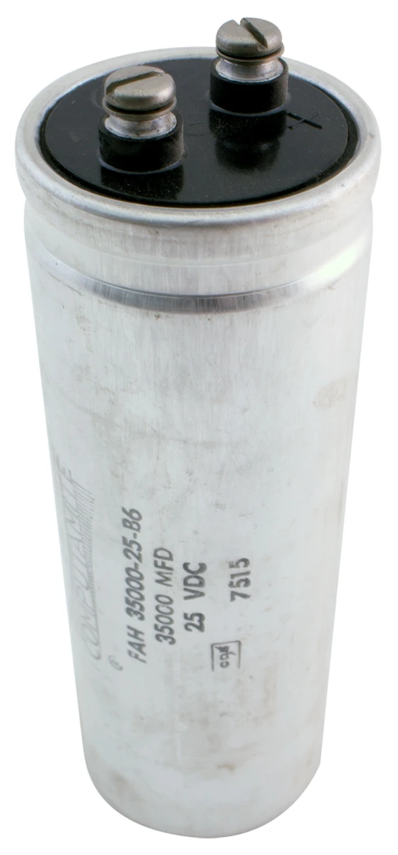 Electrolytic 35,000 æF 25vDC Capacitor 035000R00AAS