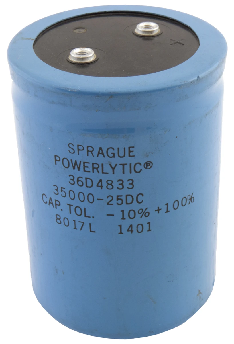 Electrolytic 35,000 µF 25v Capacitor