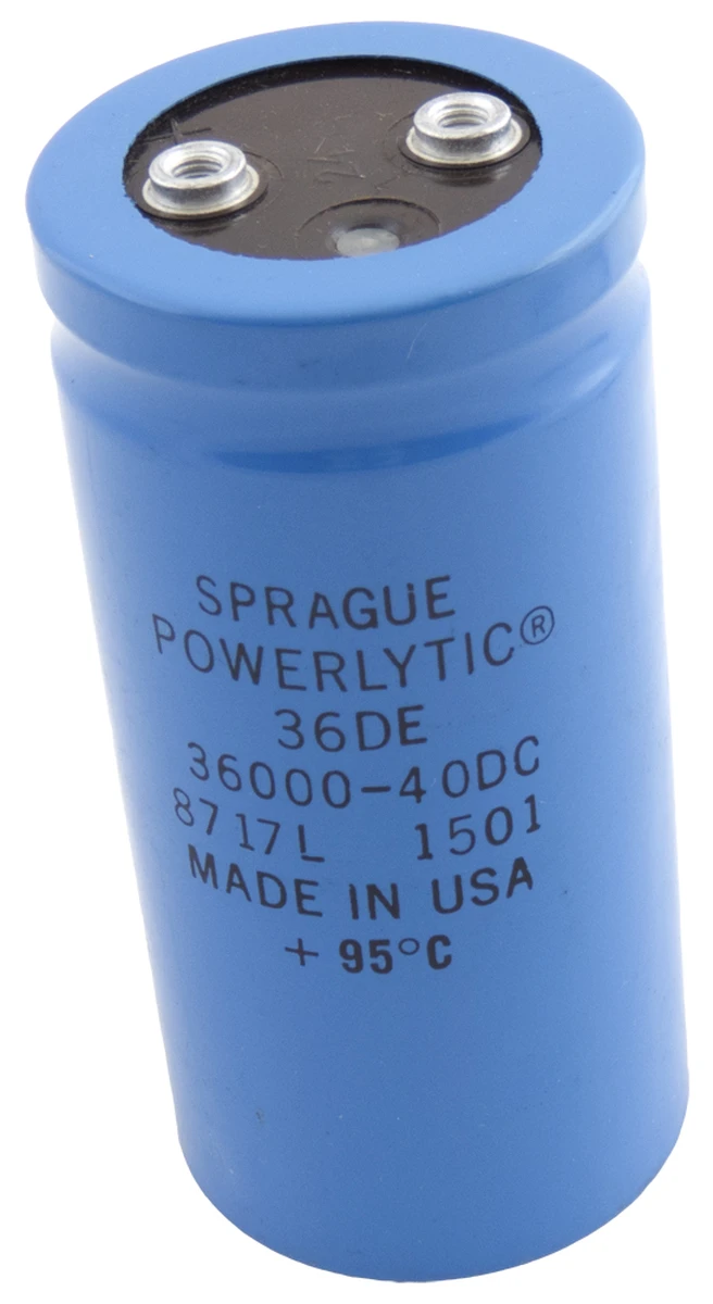 Electrolytic 36,000 µF 40vdc Capacitor