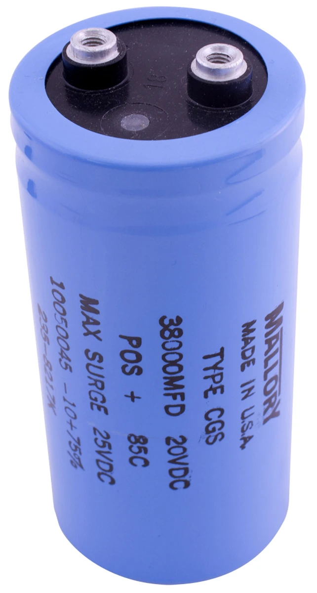 Electrolytic 38,000 µF 20vdc Capacitor