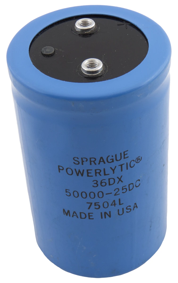 Electrolytic 50,000 µF 25v DC Capacitor