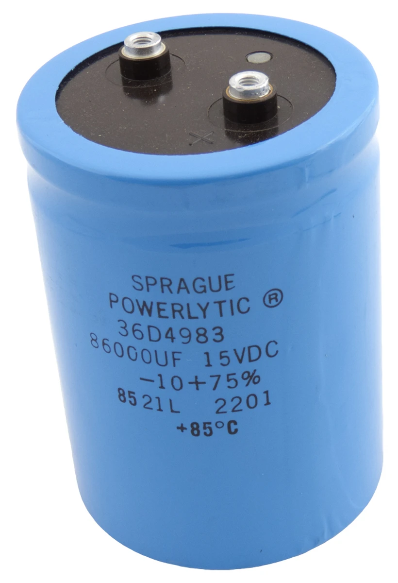 Electrolytic 86,000 µF 15vDC Capacitor