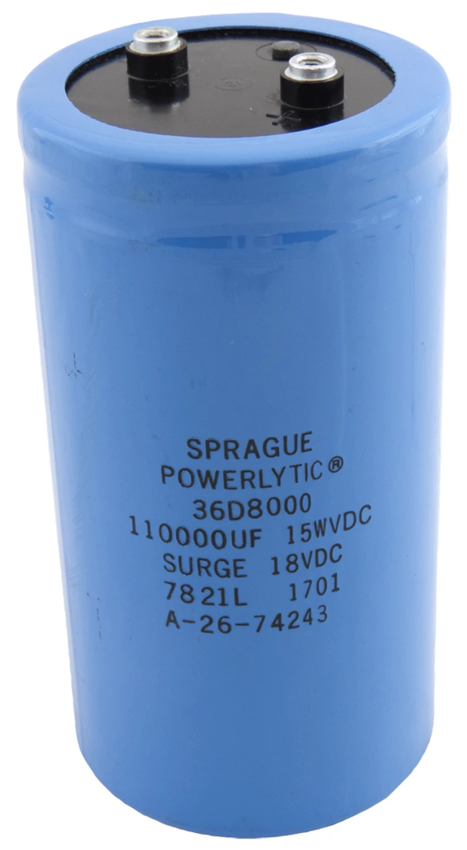 Electrolytic 110,000 µF 15wvDC Capacitor