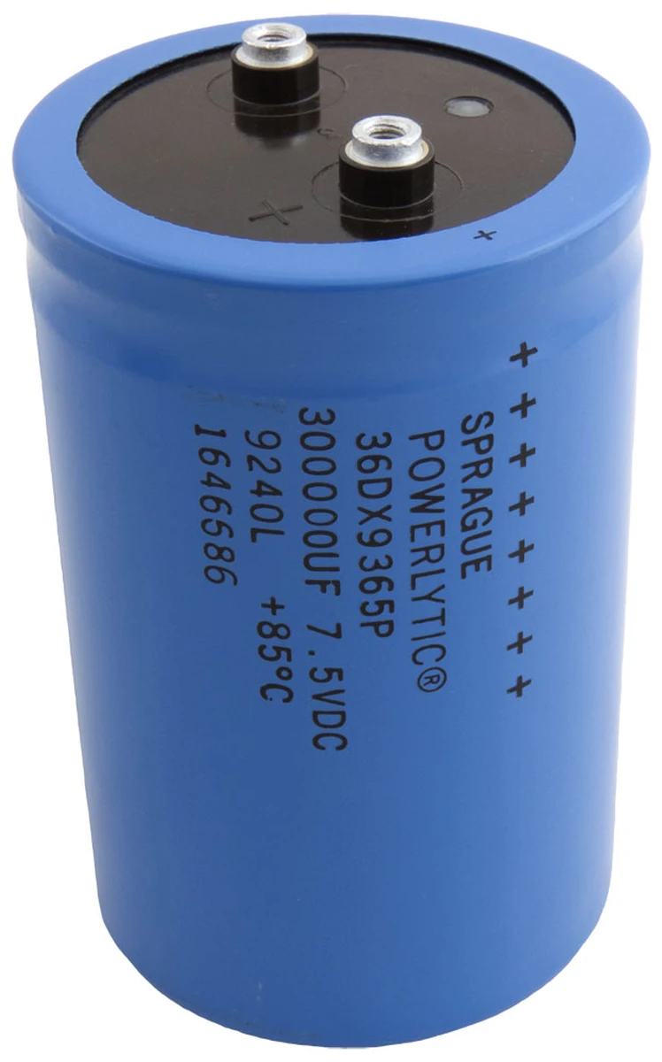 Electrolytic 300,000 µF 7.5vDC Capacitor