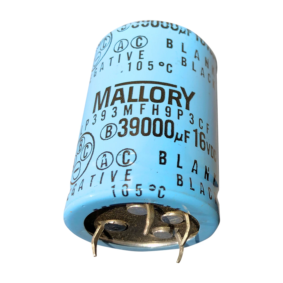 Electrolytic 39,000 µF 16v Capacitor