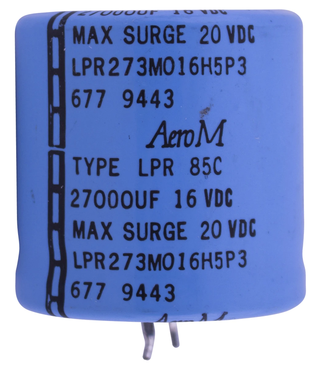 Electrolytic 27,000 µF 16v Capacitor