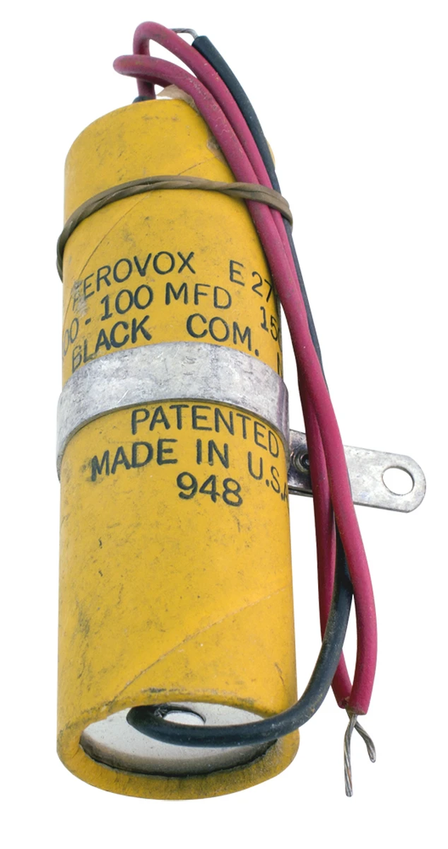 Dual Section Electrolytic Capacitor