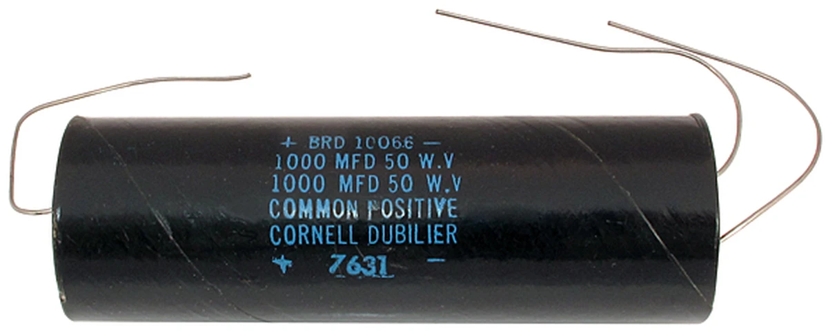 Dual Section Electrolytic Capacitor