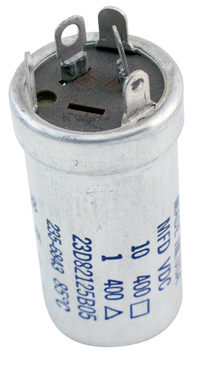 Dual Section Electrolytic Capacitor