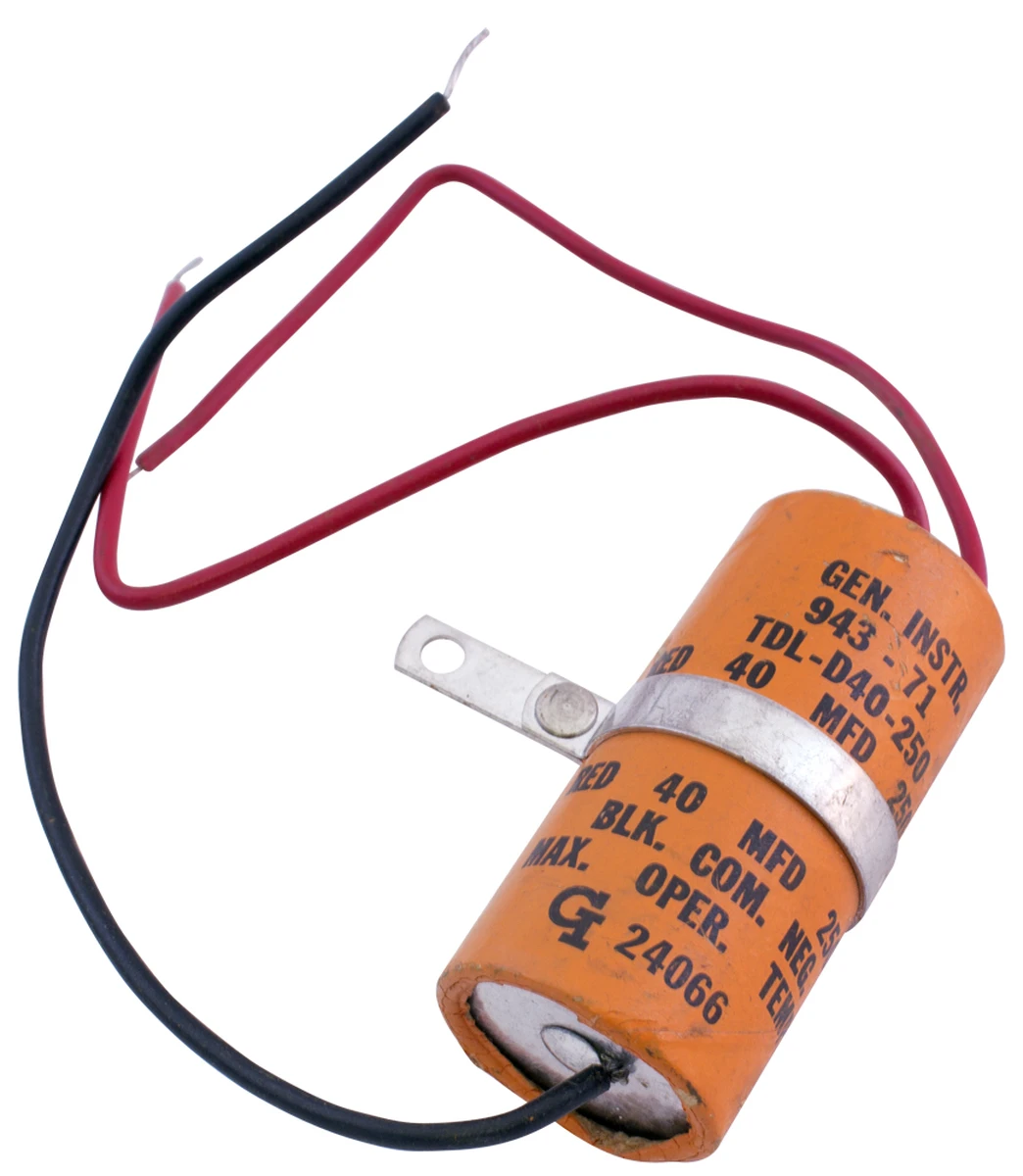 Dual Section Electrolytic Capacitor