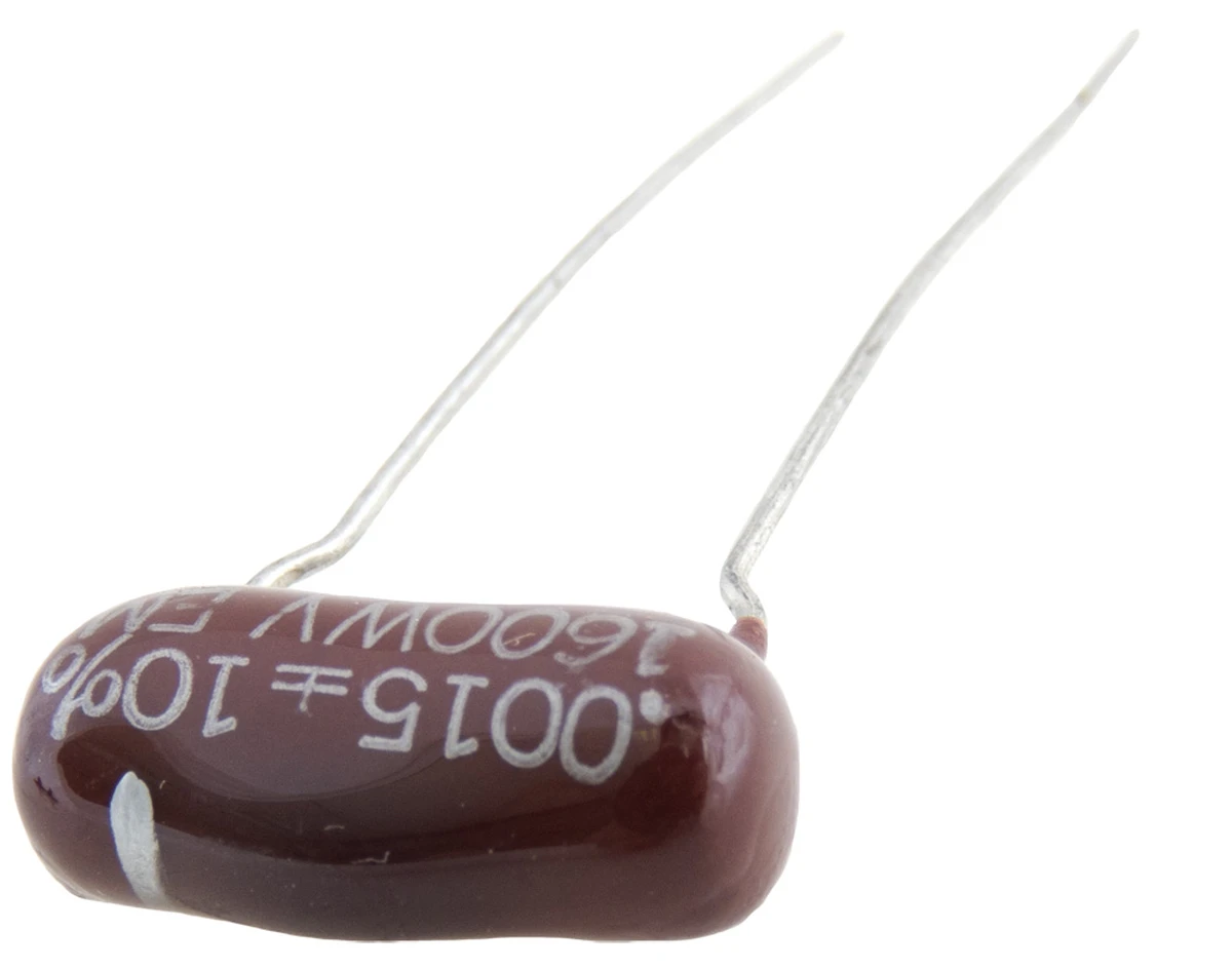 0.0015 µF 1.6kv, ±10% Non−Polarized Plastic Capacitor