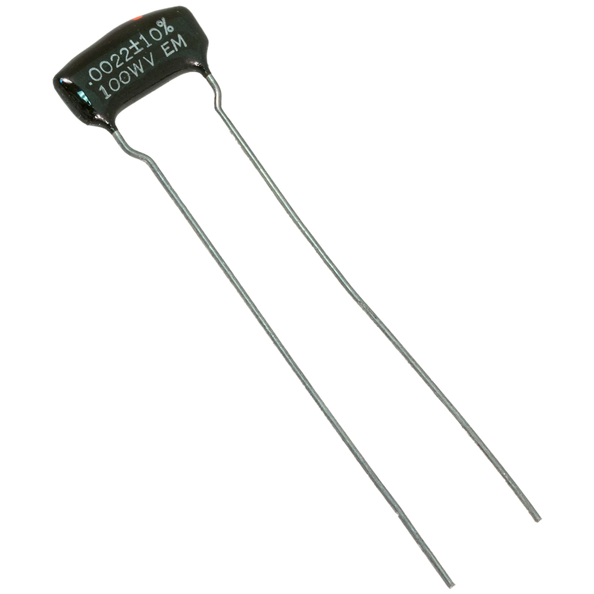 2200 pF 100v Non−Polarized Plastic Capacitor