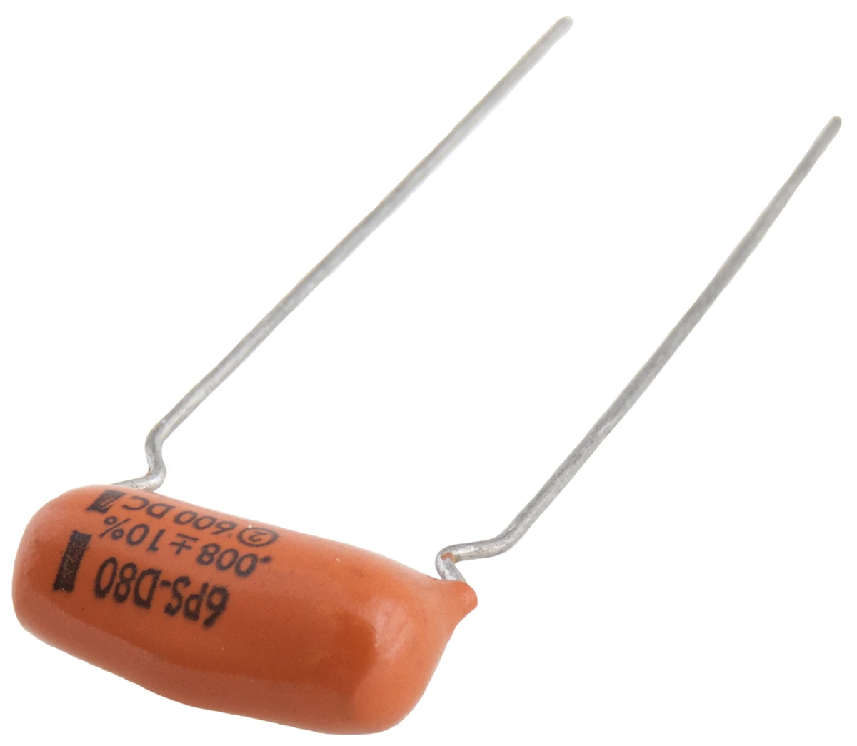 0.008 µF 600vdc 10% Non−Polarized Plastic Capacitor