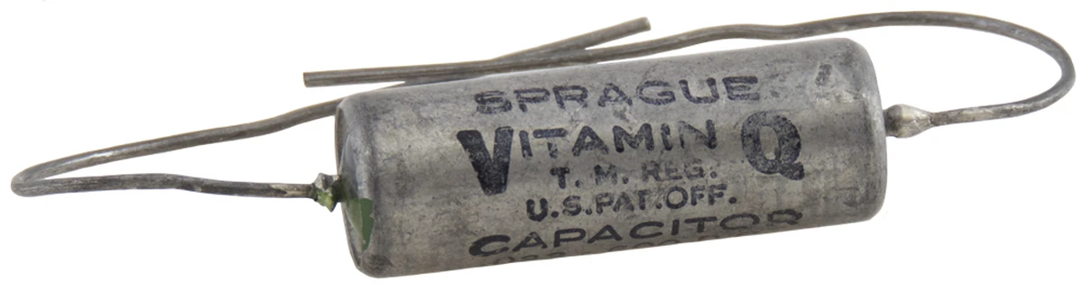 sprague vitamin q axial metal case capacitor