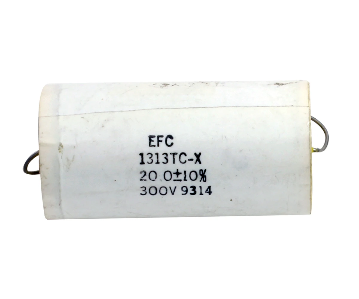 20 µF 300v ±10% Non−Polarized Plastic Capacitor