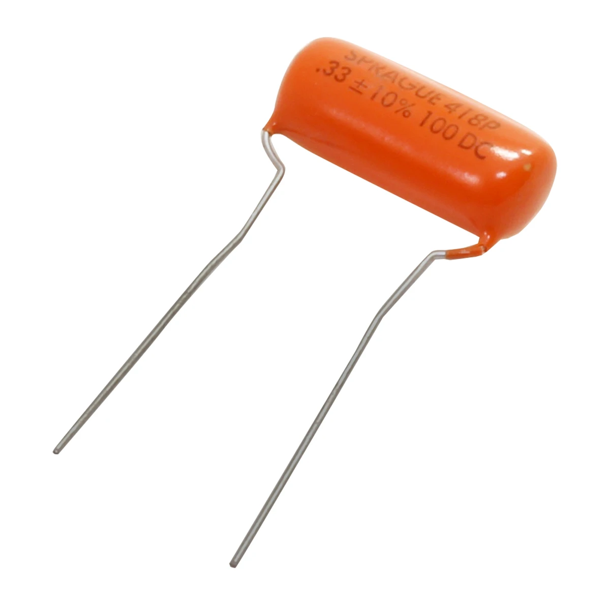 0.33 µF 100vdc, 70vac ±10% Non−Polarized Plastic Capacitor