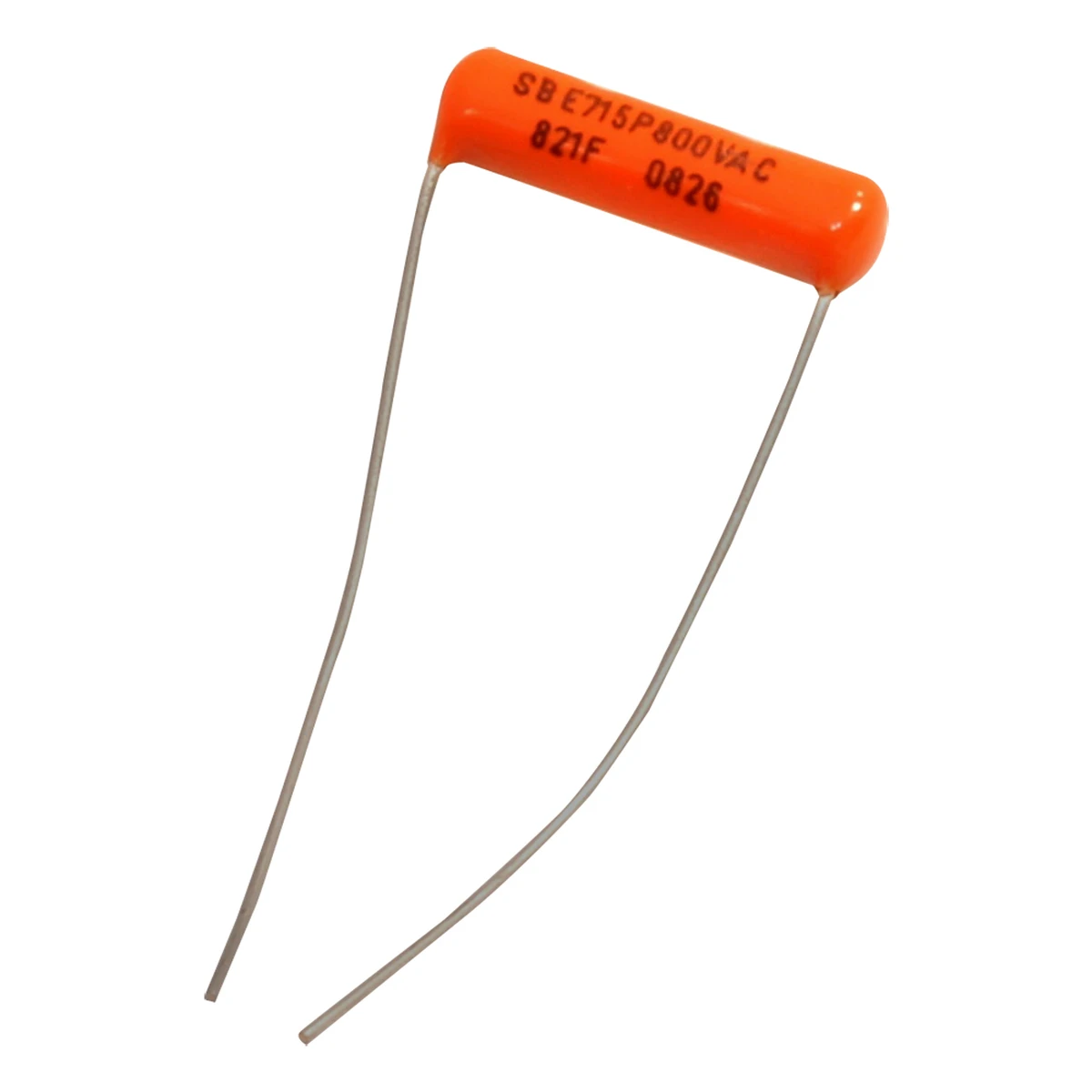 820 pF 800vac 1% Non−Polarized Plastic Capacitor