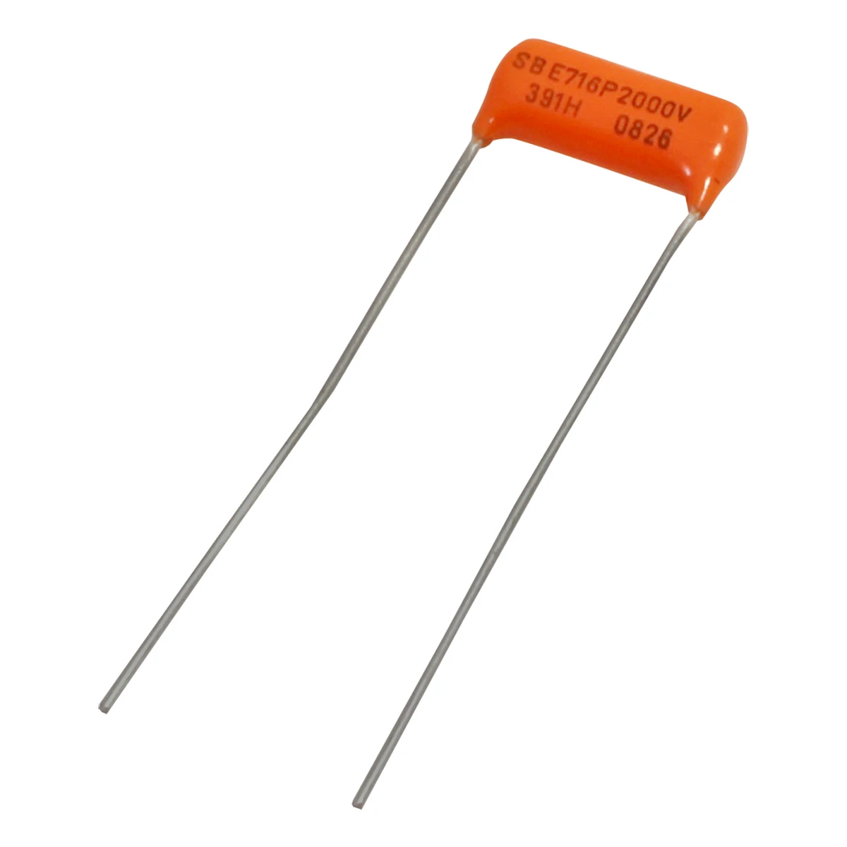 390 pF 2000v 3% Non−Polarized Plastic Capacitor