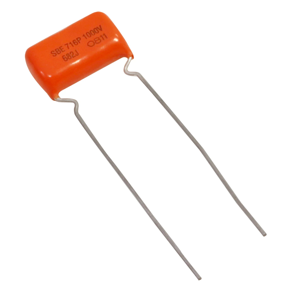 0.0068 µF 1000v 5% Non−Polarized Plastic Capacitor