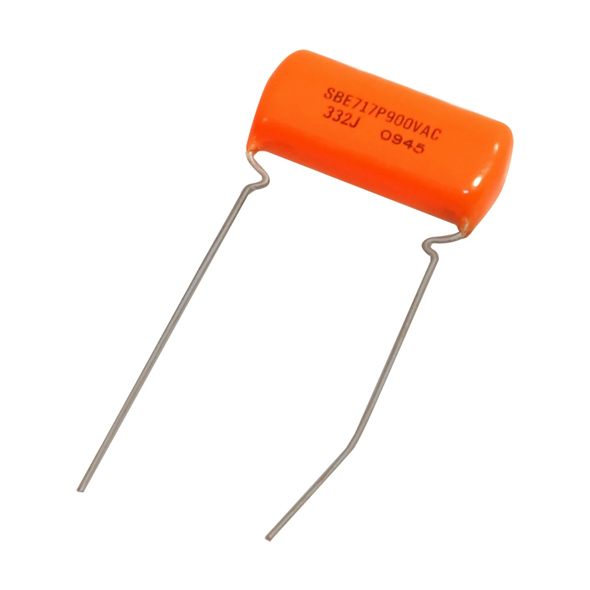 0.0033 µF 900vac 5% Non−Polarized Plastic Capacitor