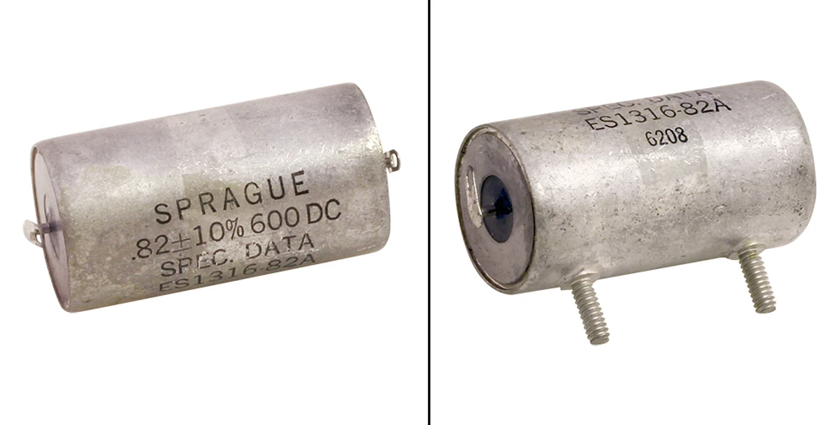 sprague es1316-82a paper dielectric capacitor