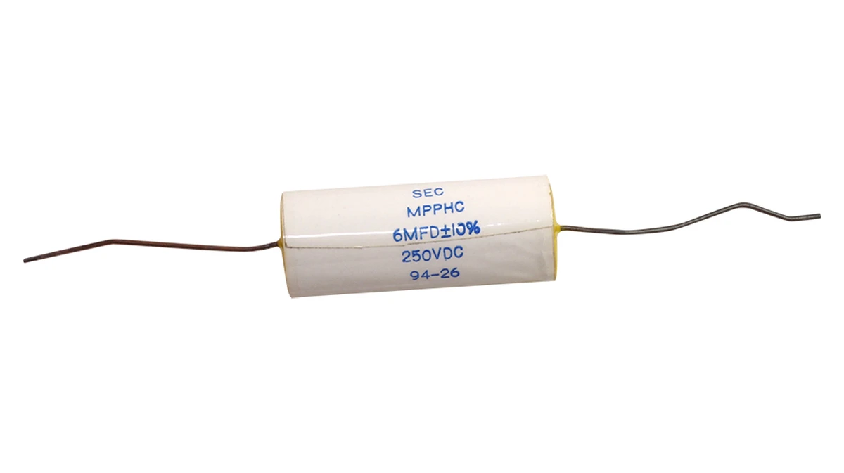 sec mpphc polypropylene axial capacitor