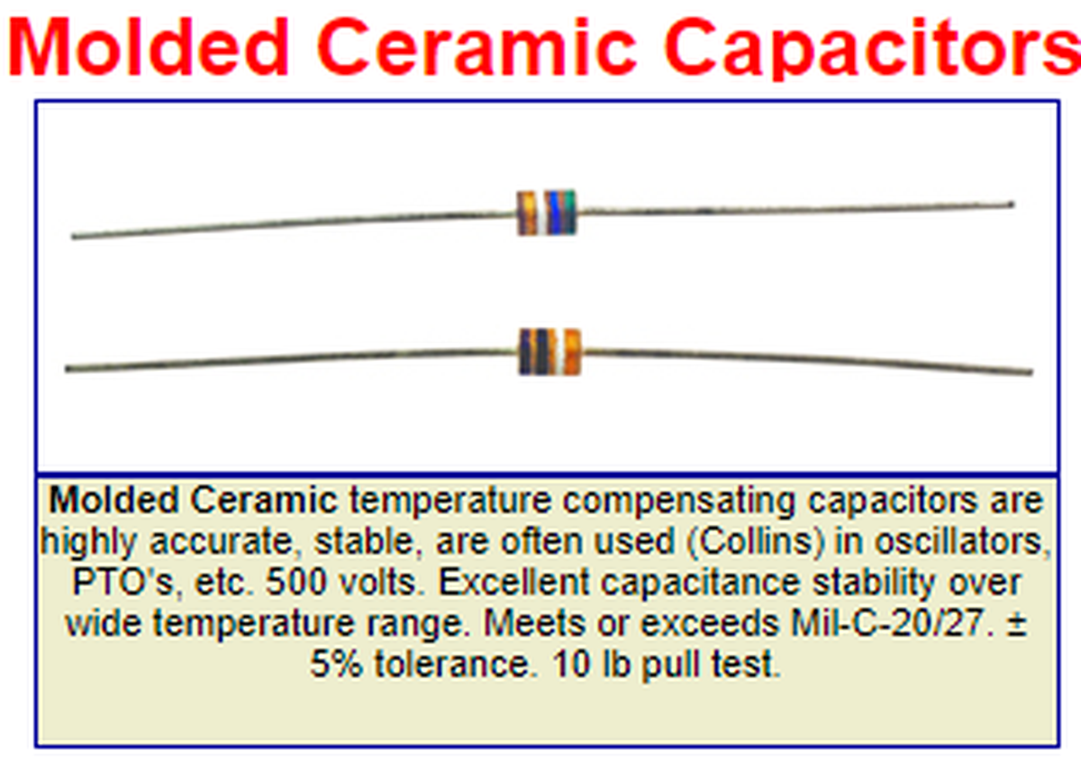 0.15 pF Molded Ceramic Capacitor