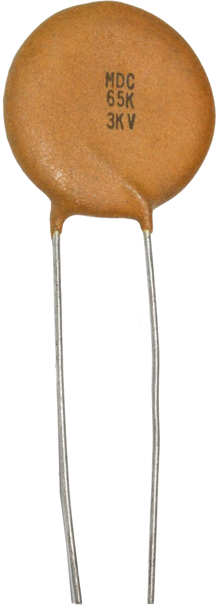 65 pF 3 kv Ceramic Capacitor